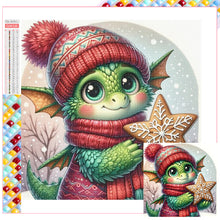 Load image into Gallery viewer, Diamond Painting - Full Square - little dragon man (30*30CM)