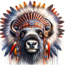 Load image into Gallery viewer, Diamond Painting - Full Square - indian yak (30*30CM)