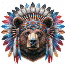 Load image into Gallery viewer, Diamond Painting - Full Square - indian bear (30*30CM)