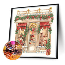 Load image into Gallery viewer, Diamond Painting - Partial Special Shaped - Christmas shop (25*25CM)