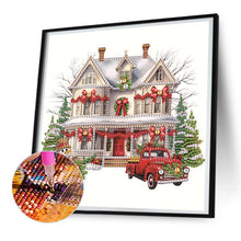 Load image into Gallery viewer, Diamond Painting - Partial Special Shaped - Christmas shop (25*25CM)