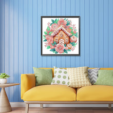 Load image into Gallery viewer, Diamond Painting - Partial Special Shaped - Christmas atmosphere cookie man (30*30CM)