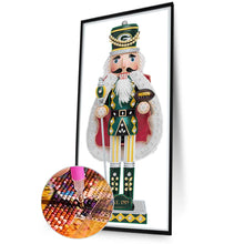 Load image into Gallery viewer, Diamond Painting - Partial Special Shaped - Christmas Nutcracker (30*60CM)
