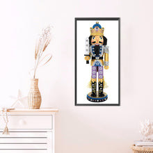 Load image into Gallery viewer, Diamond Painting - Partial Special Shaped - Christmas Nutcracker (30*60CM)