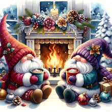 Load image into Gallery viewer, Diamond Painting - Full Square - Santa Claus and Elves (40*70CM)