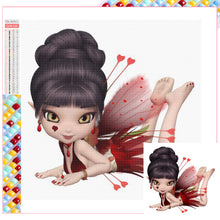 Load image into Gallery viewer, Diamond Painting - Full Square - butterfly girl (30*30CM)