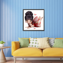 Load image into Gallery viewer, Diamond Painting - Full Square - butterfly girl (30*30CM)