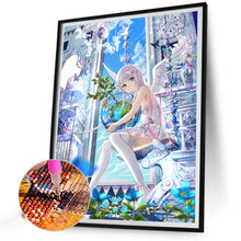 Load image into Gallery viewer, Diamond Painting - Full Round - girl angel (40*50CM)