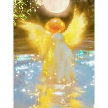 Load image into Gallery viewer, Diamond Painting - Full Round - little angel in water (30*40CM)