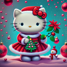Load image into Gallery viewer, Diamond Painting - Full Round - hello kitty (30*30CM)