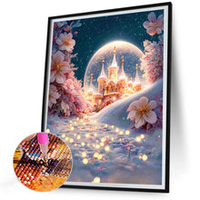Load image into Gallery viewer, Diamond Painting - Full Round - Fantasy flower road in snow (30*40CM)