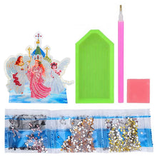 Load image into Gallery viewer, Acrylic Church Angel Diamond Painting Desktop Decor for Office Desktop Decor