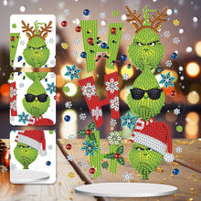 Load image into Gallery viewer, Acrylic Grinch Round+Special Shape Diamond Painting Tabletop Ornaments Kit (#2)