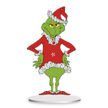 Load image into Gallery viewer, Acrylic Grinch Round+Special Shape Diamond Painting Tabletop Ornaments Kit (#3)