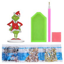 Load image into Gallery viewer, Acrylic Grinch Round+Special Shape Diamond Painting Tabletop Ornaments Kit (#3)
