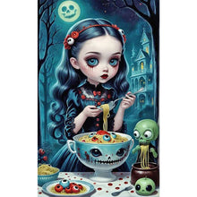 Load image into Gallery viewer, Diamond Painting - Full Round - Big-eyed witch (30*50CM)