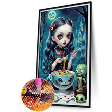 Load image into Gallery viewer, Diamond Painting - Full Round - Big-eyed witch (30*50CM)