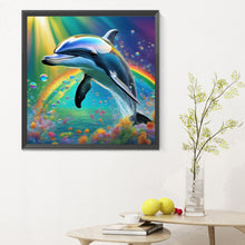 Load image into Gallery viewer, Diamond Painting - Full Round - dolphin (30*30CM)