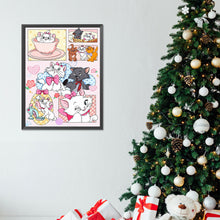 Load image into Gallery viewer, Diamond Painting - Full Round - mary cat (30*40CM)