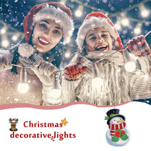 Load image into Gallery viewer, Special Shape Diamond Art Hanging Lamp Diamond Art Handmade Craft (Xmas Snowman)