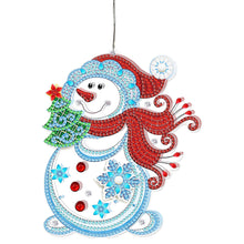 Load image into Gallery viewer, Special Shape Diamond Art Hanging Lamp Diamond Art Handmade Craft (Christmas #3)