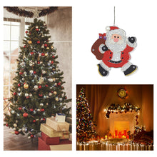 Load image into Gallery viewer, Special Shape Diamond Art Hanging Lamp Diamond Art Handmade Craft (Christmas #4)