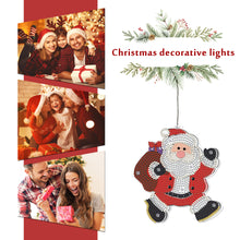 Load image into Gallery viewer, Special Shape Diamond Art Hanging Lamp Diamond Art Handmade Craft (Christmas #4)