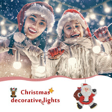 Load image into Gallery viewer, Special Shape Diamond Art Hanging Lamp Diamond Art Handmade Craft (Christmas #4)