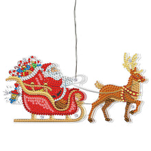 Load image into Gallery viewer, Special Shape Diamond Art Hanging Lamp Diamond Art Handmade Craft (Christmas #5)