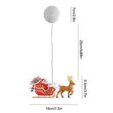 Load image into Gallery viewer, Special Shape Diamond Art Hanging Lamp Diamond Art Handmade Craft (Christmas #5)