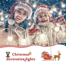 Load image into Gallery viewer, Special Shape Diamond Art Hanging Lamp Diamond Art Handmade Craft (Christmas #5)