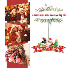 Load image into Gallery viewer, Special Shape Diamond Art Hanging Lamp Diamond Art Handmade Craft (Christmas #6)