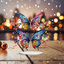 Load image into Gallery viewer, Butterfly Round+Special Shape Diamond Painting Art Tabletop Ornaments Kit (#1)