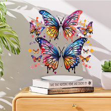 Load image into Gallery viewer, Butterfly Round+Special Shape Diamond Painting Art Tabletop Ornaments Kit (#1)