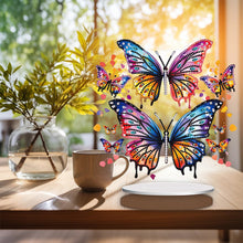 Load image into Gallery viewer, Butterfly Round+Special Shape Diamond Painting Art Tabletop Ornaments Kit (#1)