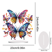 Load image into Gallery viewer, Butterfly Round+Special Shape Diamond Painting Art Tabletop Ornaments Kit (#1)