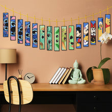 Load image into Gallery viewer, 15 PCS Diamond Painting Bookmarks for Reading Lover (Cartoon Disneyland)