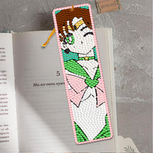 Load image into Gallery viewer, 14 PCS Diamond Painting Bookmarks for Reading Lover(Pretty Guardian Sailor Moon)