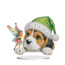 Load image into Gallery viewer, Diamond Painting Desktop Decoration for Home Office Desktop Decor(Dog and Pixie)