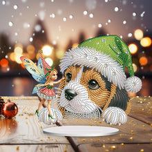 Load image into Gallery viewer, Diamond Painting Desktop Decoration for Home Office Desktop Decor(Dog and Pixie)