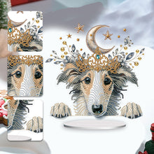 Load image into Gallery viewer, Diamond Painting Desktop Decor for Home Office Desktop Decor (Crown Sheepdog)