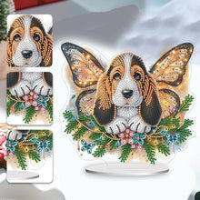 Load image into Gallery viewer, Diamond Painting Desktop Decoration for Home Office Desktop Decor (Basset Hound)
