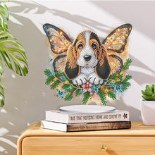 Load image into Gallery viewer, Diamond Painting Desktop Decoration for Home Office Desktop Decor (Basset Hound)