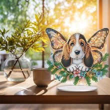 Load image into Gallery viewer, Diamond Painting Desktop Decoration for Home Office Desktop Decor (Basset Hound)