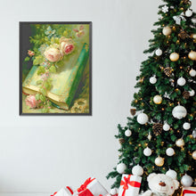 Load image into Gallery viewer, Diamond Painting - Full Round - Flowers and books (30*40CM)