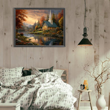 Load image into Gallery viewer, Diamond Painting - Full Round - village church (40*30CM)