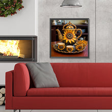 Load image into Gallery viewer, Diamond Painting - Full Square - Sunflower tea set (30*30CM)