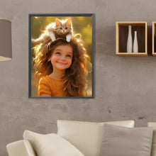 Load image into Gallery viewer, Diamond Painting - Full Square - girl (30*40CM)