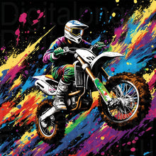 Load image into Gallery viewer, Diamond Painting - Full Round - motorcycle (50*50CM)