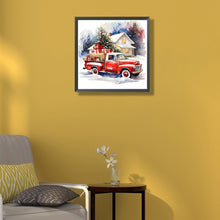 Load image into Gallery viewer, Diamond Painting - Full Round - red truck (50*50CM)